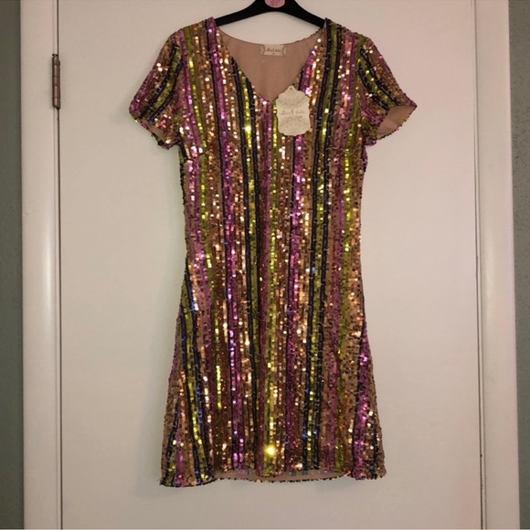 NWT ALTARD STATE SEQUIN DRESS SIZE XS - Picture 2 of 4